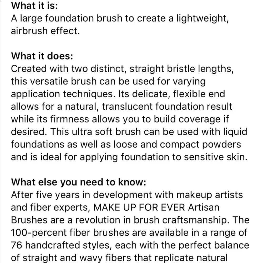 Make Up For Ever 122 Blending Brush